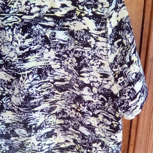 Christopher & Banks Monochrome Patterned Blouse - Picture 11 of 16